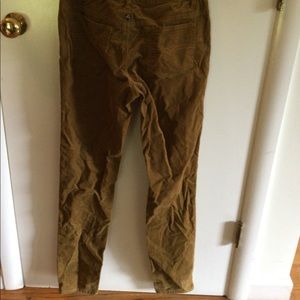 Prana Corduroy pants women’s 8